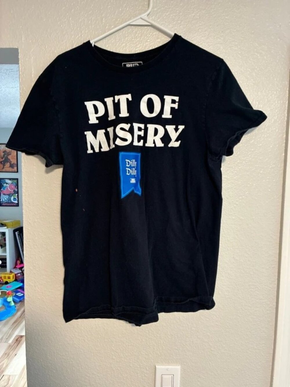 Bud Light T-Shirt - Size L - Black